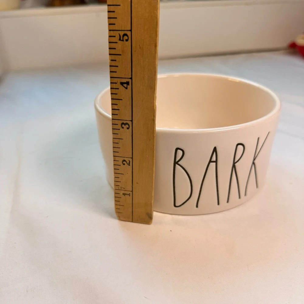 Rae Dunn Cream Pet Bowl